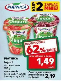 Kaufland PIĄTNICA Jogurt oferta