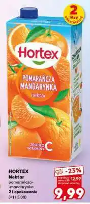 Kaufland HORTEX Nektar pomarańcza-mandarynka 2 l opakowanie oferta