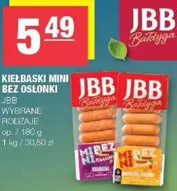 Spar Kiełbaski mini bez osłonki JBB 180g oferta