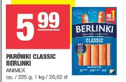 Spar Parówki Classic Berlinki Animex 225g oferta