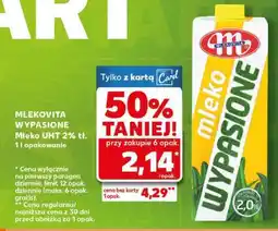 Kaufland MLEKOVITA WYPASIONE Mleko UHT 2% tł oferta