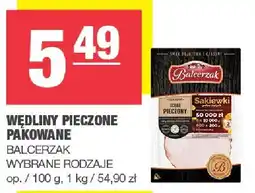 Spar Wędliny pieczone pakowane Balcerzak 100g oferta