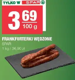 Spar Frankfurterki wędzone SPAR 100g oferta