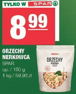 Spar Orzechy nerkowca SPAR 150g oferta