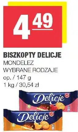 Spar Biszkopty Delicje Mondelez 147g oferta