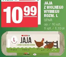 Spar Jaja z wolnego wybiegu rozmiar L SPAR 10 szt oferta