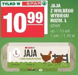 Spar Jaja z wolnego wybiegu rozm. L 10 szt. Spar oferta