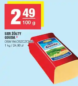 Spar Ser żółty Gouda 100g OSM WŁOSZCZOWA oferta