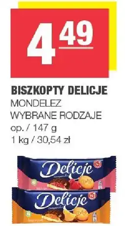 Spar Biszkopty Delicje Mondelez oferta