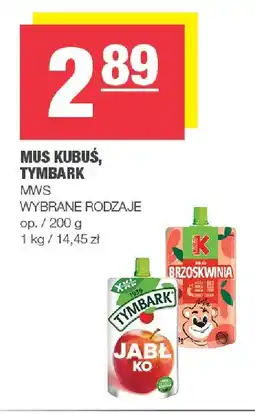 Spar Mus Kubuś Tymbark 200g MWS oferta