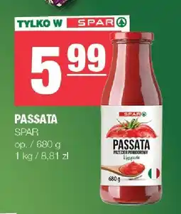 Spar Passata 680g Spar oferta