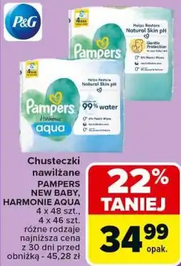 Carrefour Chusteczki nawilżane Pampers oferta