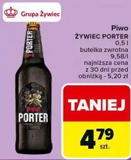 Carrefour Piwo Żywiec Porter oferta