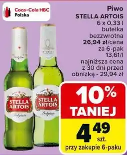 Carrefour Piwo Stella Artois oferta