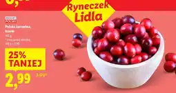 Lidl Żurawina polska luzem 100g Lidl oferta