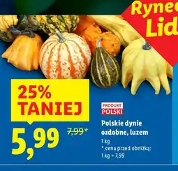 Lidl Dynie ozdobne luzem 1kg Lidl oferta