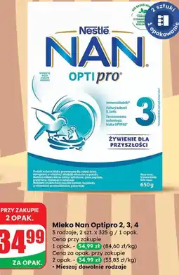 Dino Mleko Nan Optipro 2 Nestlé oferta