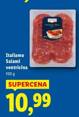 Lidl Salami Italamo ventricina 100g oferta