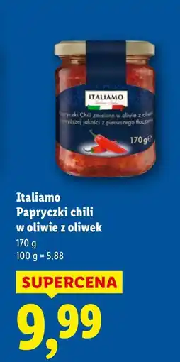 Lidl Papryczki chili Italamo w oliwie z oliwek 170g oferta