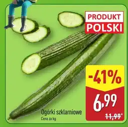 ALDI Ogórki szklarniowe Aldi oferta