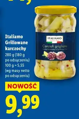 Lidl Grillowane karczochy Italamo 280g oferta