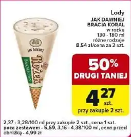 Carrefour Express Lody JAK DAWNIEJ BRACIA KORAL oferta