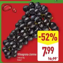 ALDI Winogrona ciemne Aldi oferta