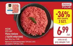 ALDI Mięso mielone z łopatki wieprzowej Aldi oferta