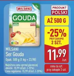 ALDI Ser gouda Milsani oferta