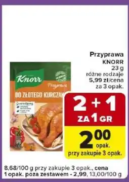Carrefour Express Przyprawa KNORR oferta