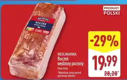 ALDI Boczek wędzony parzony Wędliniarnia oferta