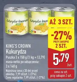 ALDI Kukurydza King's Crown oferta