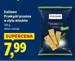 Lidl Przekąski pszenne w stylu włoskim Italiamo 100g oferta