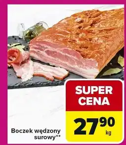 Carrefour Express Boczek wędzony surowy oferta