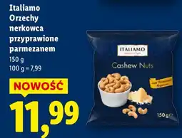 Lidl Orzechy nerkowca przyprawione parmezanem Italiamo 150g oferta