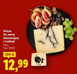 Lidl Ser owczy dojrzewający z truflami Deluxe 100g oferta
