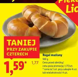 Lidl Rogal maślany 100g Lidl oferta