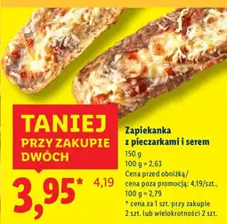 Lidl Zapiekanka z pieczarkami i serem 150g Lidl oferta