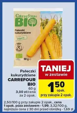 Carrefour Express Paleczki kukurydziane CARREFOUR BIO oferta