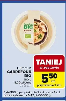 Carrefour Express Hummus CARREFOUR BIO oferta