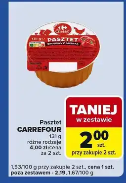 Carrefour Express Pasztet drobiowy CARREFOUR oferta