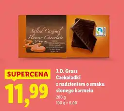 Lidl Czekoladki J.D. Gross z nadzieniem o smaku słonego karmelu 200g oferta