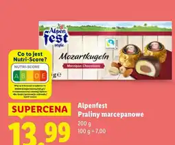 Lidl Praliny marcepanowe Alpenfest 200g oferta