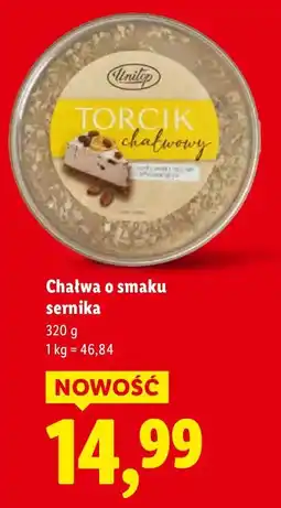 Lidl Chałwa o smaku sernika 320g Unitop oferta