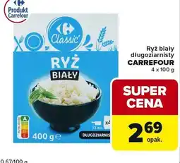 Globi Ryż biały długoziarnisty CARREFOUR 400g oferta