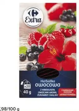 Globi Herbatka owocowa CARREFOUR 40g oferta