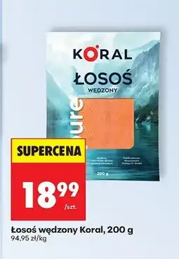 Biedronka Łosoś wędzony Koral oferta
