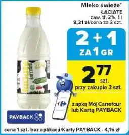 Carrefour Express Mleko świeże ŁACIATE oferta