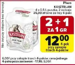 Carrefour Express Piwo KASZTELAN oferta