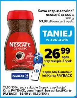 Carrefour Express Kawa rozpuszczalna NESCAFÉ CLASSIC oferta
